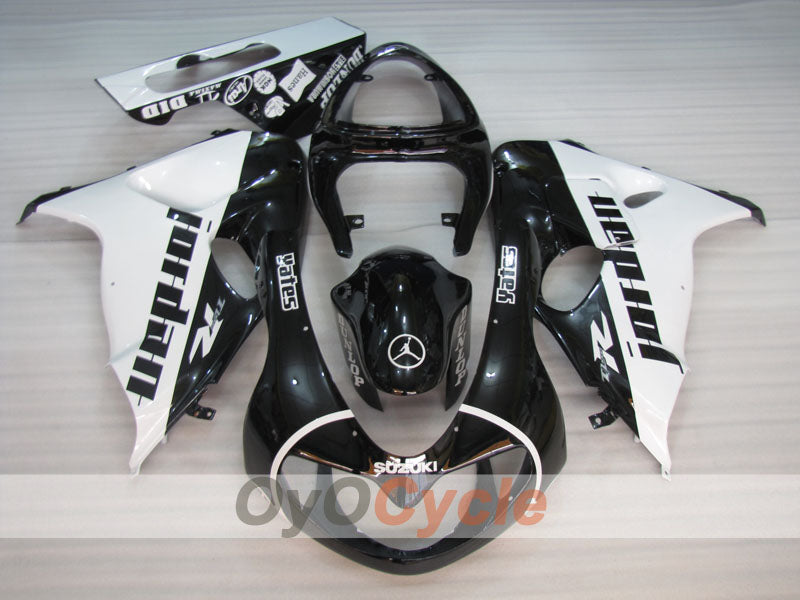 Verkleidungssatz für Einspritzmodelle der TL1000R, Baujahre 98-03 - Weiß, Schwarz - Jordan #OYO87905627