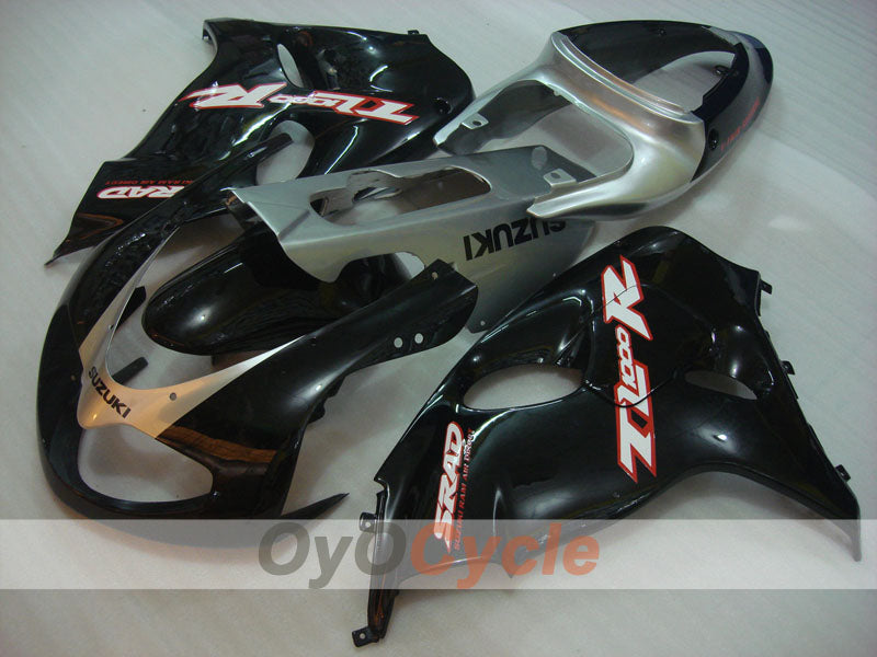Verkleidungssatz für Einspritzmodelle der TL1000R, Baujahre 98-03 - Schwarz, Silber - Werksdesign #OYO87905628 Hauptbild
