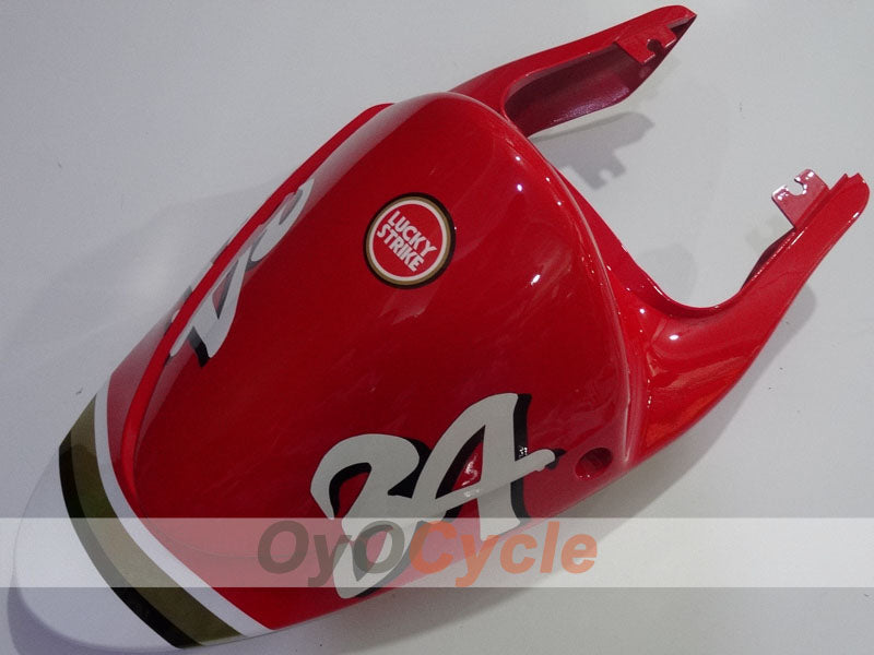 Einspritzverkleidungssatz für TL1000R, Baujahr 98-03 - Rot, Weiß - Lucky Strike #OYO87905636