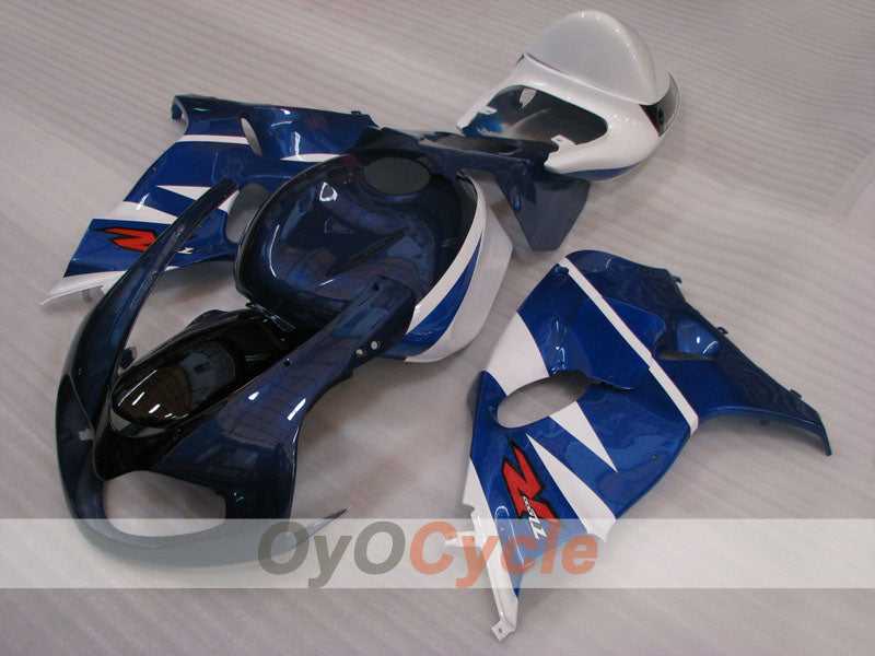 Einspritzverkleidungssatz für TL1000R, Baujahr 98-03 - Blau, Weiß - Werksstil #OYO87905640