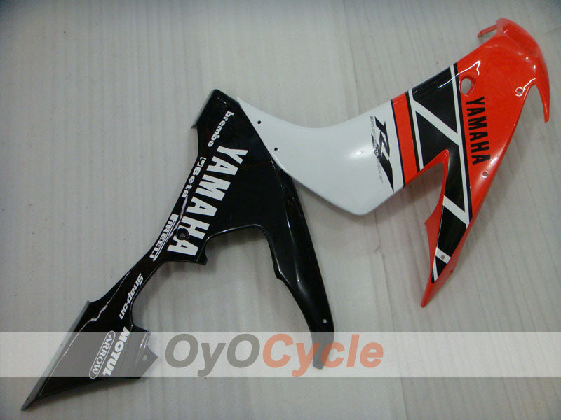 Einspritz-Verkleidungssatz für YZF-R1 04-06 - Orange, Weiß, Schwarz - MOTUL #OYO87905643