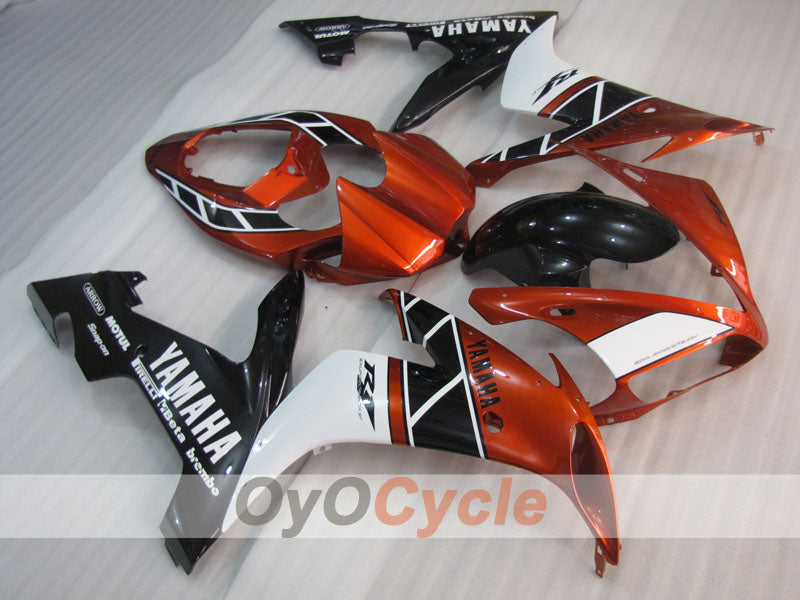 Einspritz-Verkleidungssatz für YZF-R1 04-06 - Orange, Weiß, Schwarz - MOTUL #OYO87905644 Hauptbild
