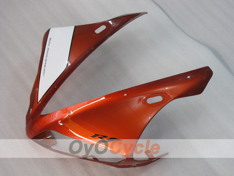 Einspritz-Verkleidungssatz für YZF-R1 04-06 - Orange, Weiß, Schwarz - MOTUL #OYO87905644