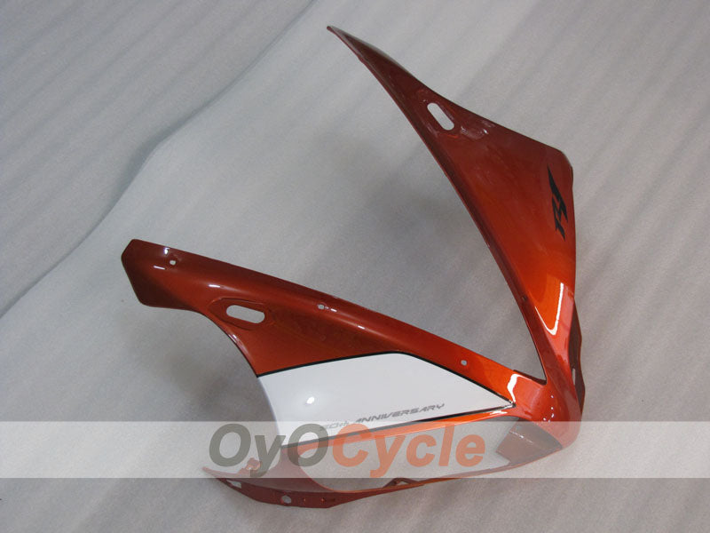 Einspritz-Verkleidungssatz für YZF-R1 04-06 - Orange, Weiß, Schwarz - MOTUL #OYO87905644