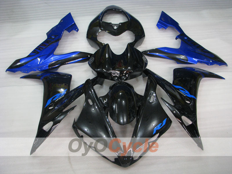 Einspritz-Verkleidungssatz für YZF-R1 04-06 - Blau, Schwarz - Serienausführung #OYO87905645 Zweitbild