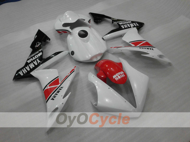 Einspritz-Verkleidungssatz für YZF-R1 04-06 - Orange, Weiß, Schwarz - MOTUL #OYO87905646 Hauptbild