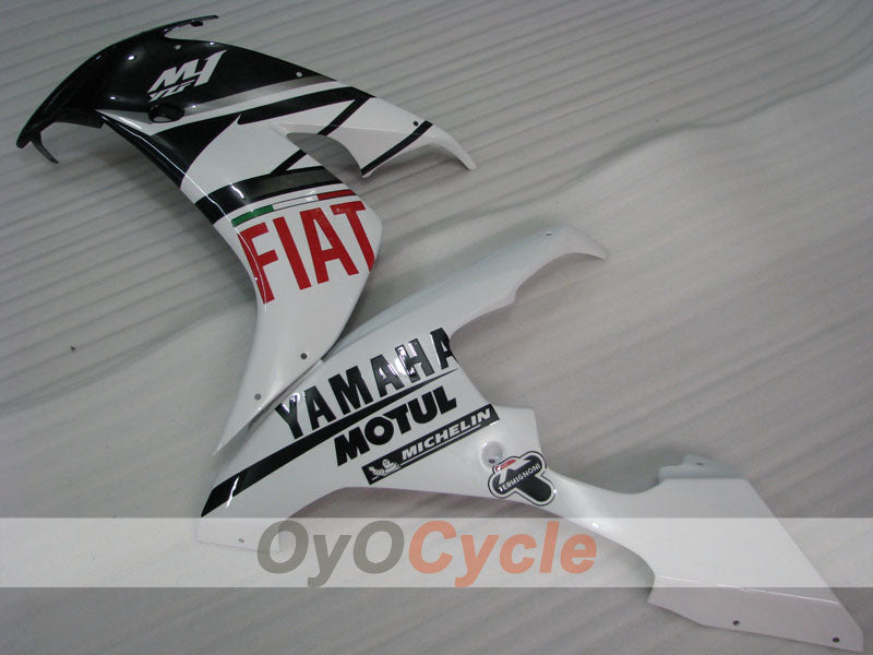 Einspritz-Verkleidungssatz für YZF-R1 04-06 - Weiß, Schwarz - FIAT #OYO87905647