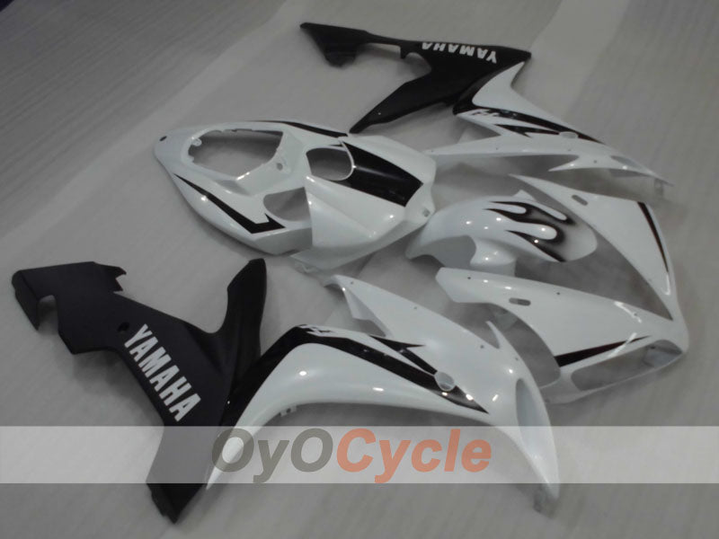 Einspritz-Verkleidungssatz für YZF-R1 04-06 - Weiß, Schwarz - Serienausführung #OYO87905648