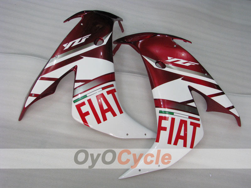 Einspritz-Verkleidungssatz für YZF-R1 04-06 - Rot, Weiß - FIAT #OYO87905651