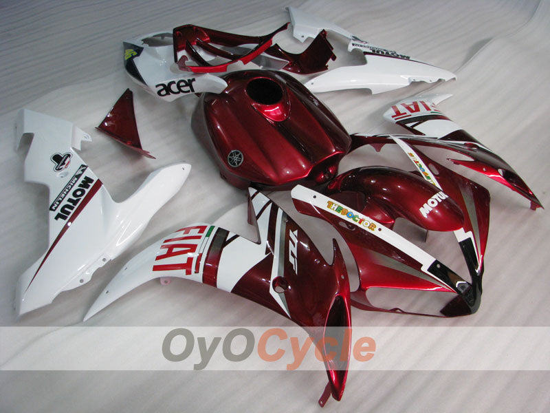 Einspritz-Verkleidungssatz für YZF-R1 04-06 - Rot, Weiß - FIAT #OYO87905651