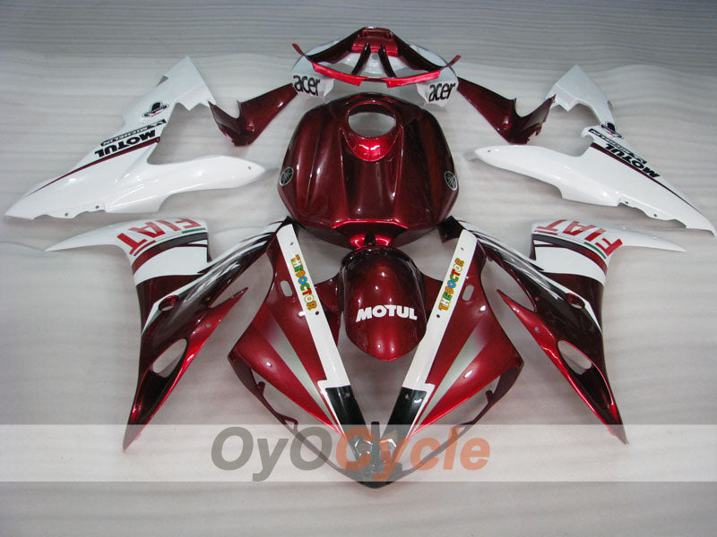 Einspritz-Verkleidungssatz für YZF-R1 04-06 - Rot, Weiß - FIAT #OYO87905651 Zweitbild