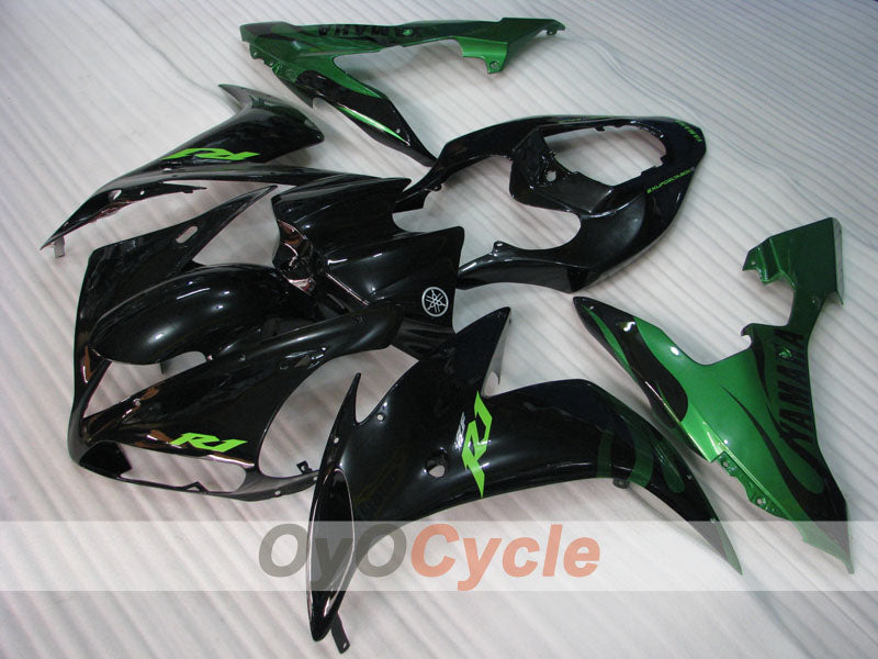 Einspritz-Verkleidungssatz für YZF-R1 04-06 - Grün, Schwarz - Serienausführung #OYO87905653