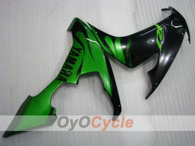 Einspritz-Verkleidungssatz für YZF-R1 04-06 - Grün, Schwarz - Serienausführung #OYO87905653
