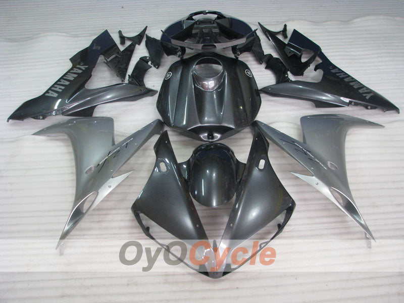 Einspritz-Verkleidungssatz für YZF-R1 04-06 - Schwarz, Grau - Serienausführung #OYO87905654