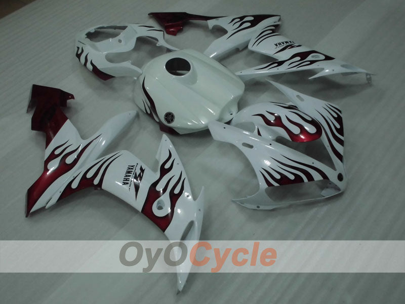 Verkleidungssatz für 04-06 YZF-R1 - Rot, Weiß - Individuell #OYO87905656
