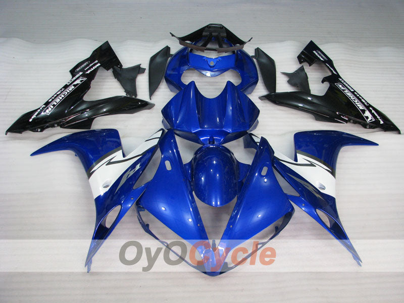 Verkleidungssatz für 04-06 YZF-R1 - Blau, Weiß, Schwarz - MOTUL #OYO87905659