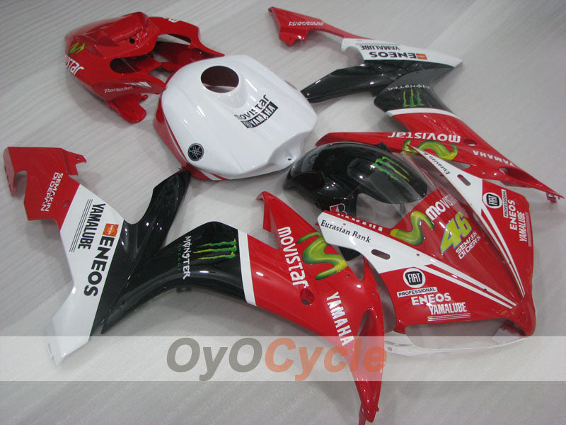 Verkleidungssatz für 04-06 YZF-R1 - Rot, Weiß, Schwarz - Monster #OYO87905661 Hauptbild