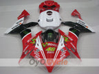 Verkleidungssatz für 04-06 YZF-R1 - Rot, Weiß, Schwarz - Monster #OYO87905661