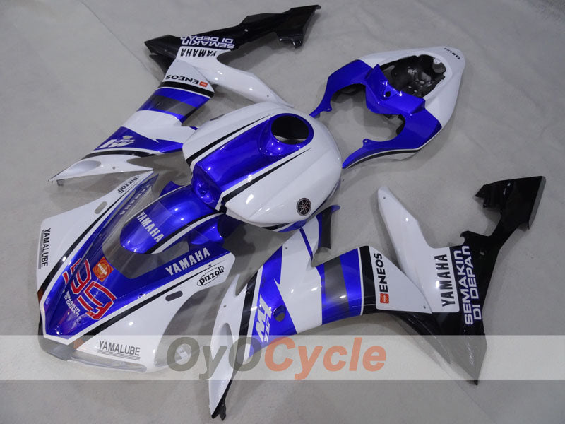 Verkleidungssatz für 04-06 YZF-R1 - Blau, Weiß, Schwarz - ENEOS #OYO87905662