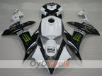 Verkleidungssatz für 04-06 YZF-R1 - Weiß, Schwarz - Monster #OYO87905665