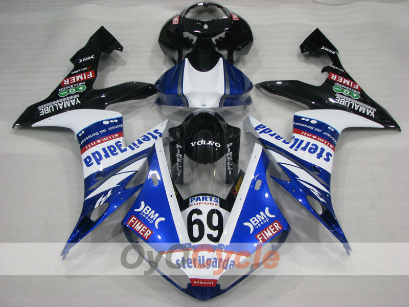 Verkleidungssatz für 04-06 YZF-R1 - Blau, Weiß, Schwarz - Sterilgarda #OYO87905666 Zweitbild
