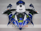Spritzguss-Verkleidungssatz für YZF-R1 04-06 - Blau, Weiß, Schwarz - Monster #OYO87905668
