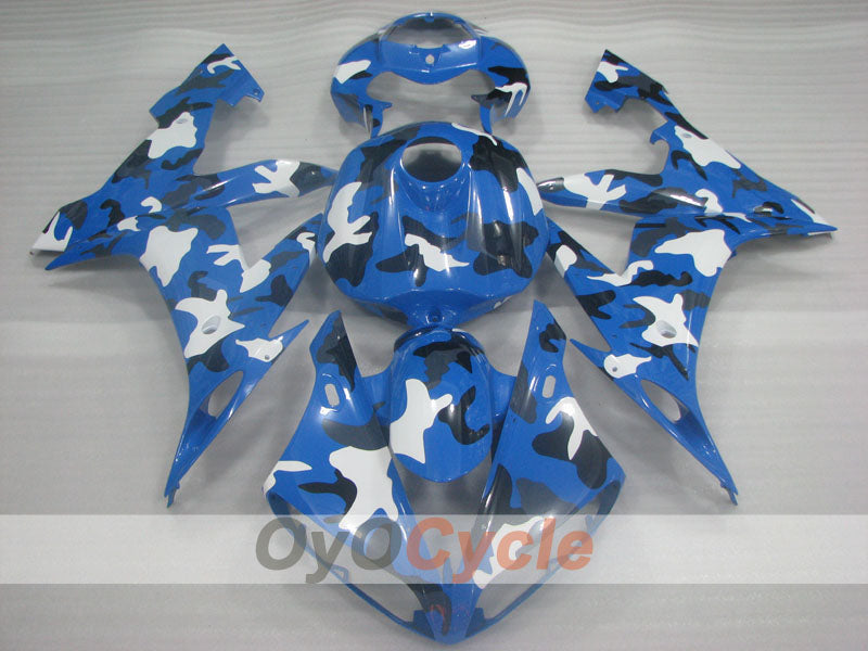 Spritzguss-Verkleidungssatz für YZF-R1 04-06 - Blau, Weiß, Schwarz - Individuell #OYO87905669
