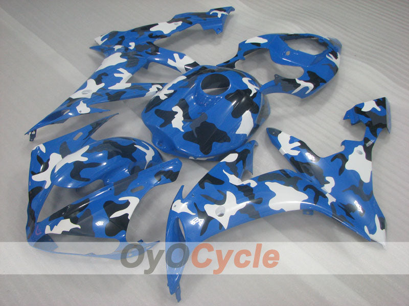 Spritzguss-Verkleidungssatz für YZF-R1 04-06 - Blau, Weiß, Schwarz - Individuell #OYO87905669