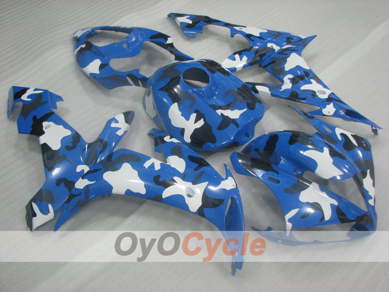 Spritzguss-Verkleidungssatz für YZF-R1 04-06 - Blau, Weiß, Schwarz - Individuell #OYO87905669