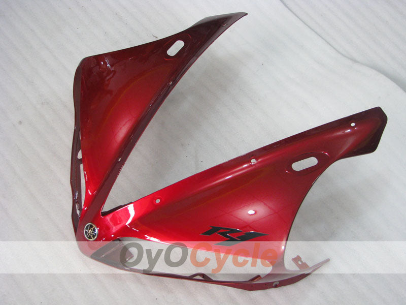 Spritzguss-Verkleidungssatz für YZF-R1 04-06 - Rot, Schwarz, Matt - Werksdesign #OYO87905673
