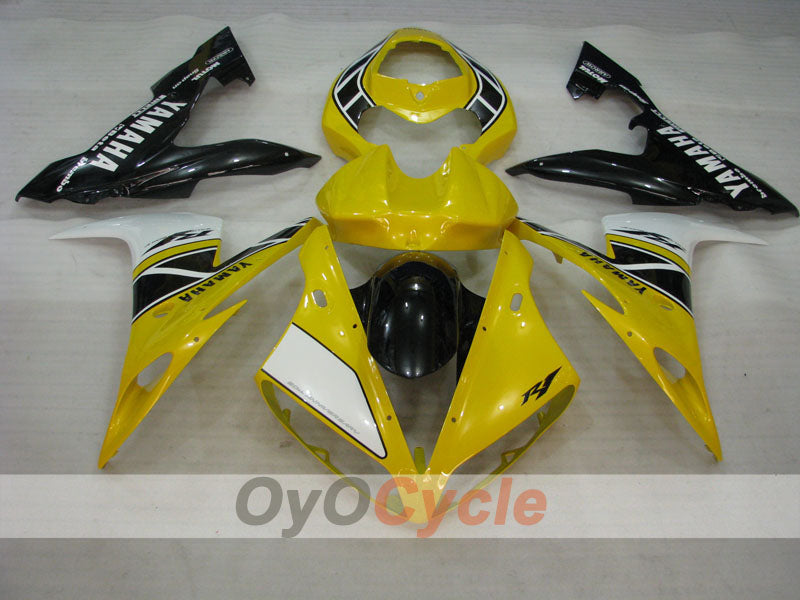 Spritzguss-Verkleidungssatz für YZF-R1 04-06 - Gelb, Schwarz - Werksdesign #OYO87905674