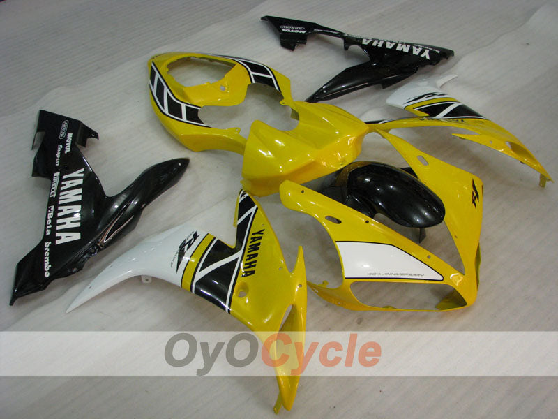 Spritzguss-Verkleidungssatz für YZF-R1 04-06 - Gelb, Schwarz - Werksdesign #OYO87905674