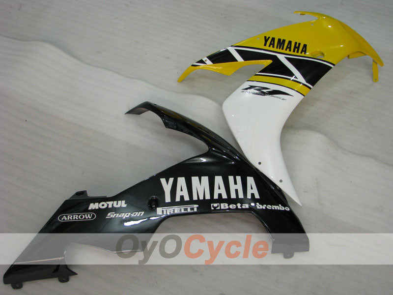 Spritzguss-Verkleidungssatz für YZF-R1 04-06 - Gelb, Schwarz - Werksdesign #OYO87905674