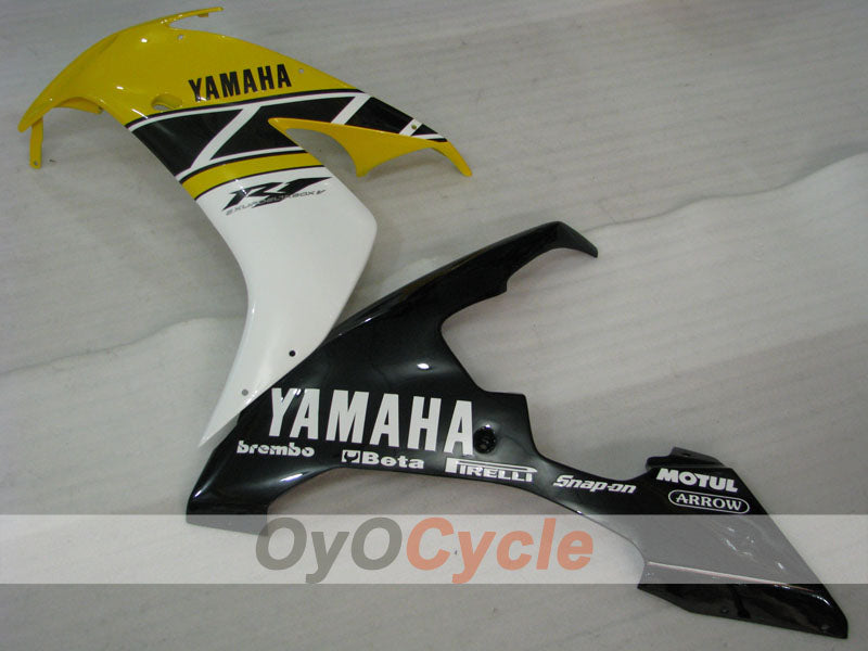 Spritzguss-Verkleidungssatz für YZF-R1 04-06 - Gelb, Schwarz - Werksdesign #OYO87905674