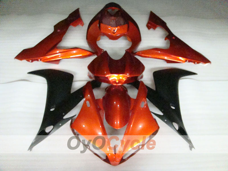Spritzguss-Verkleidungssatz für YZF-R1 04-06 - Orange, Schwarz, Matt - Werksdesign #OYO87905677 Zweitbild
