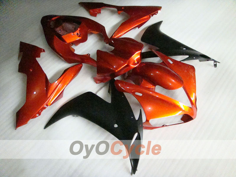 Spritzguss-Verkleidungssatz für YZF-R1 04-06 - Orange, Schwarz, Matt - Werksdesign #OYO87905677 Hauptbild