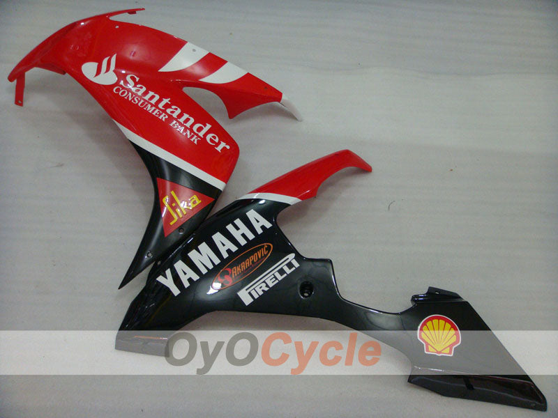 Einspritzverkleidungssatz für YZF-R1 04-06 - Rot, Schwarz - Santander #OYO87905680