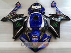 Einspritzverkleidungssatz für YZF-R1 07-08 - Blau, Weiß, Schwarz - Monster #OYO87905681