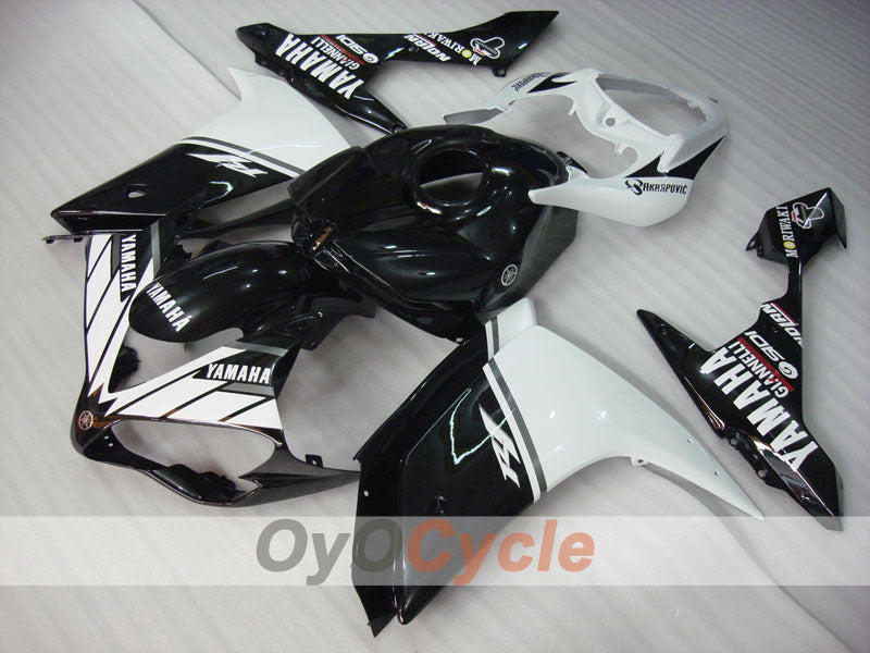 Einspritzverkleidungssatz für YZF-R1 07-08 - Weiß, Schwarz - Moriwaki #OYO87905684