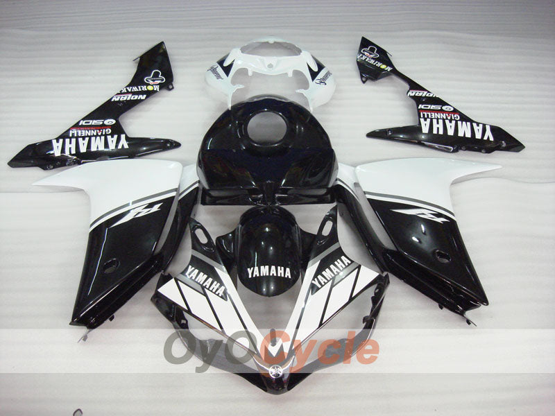 Einspritzverkleidungssatz für YZF-R1 07-08 - Weiß, Schwarz - Moriwaki #OYO87905684