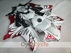 Einspritzverkleidungssatz für YZF-R1 07-08 - Rot, Weiß - Sun #OYO87905687