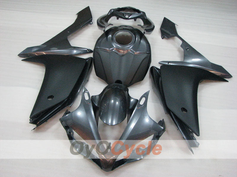 Einspritzverkleidungssatz für YZF-R1 07-08 - Schwarz, Grau, Matt - Werksstil #OYO87905689
