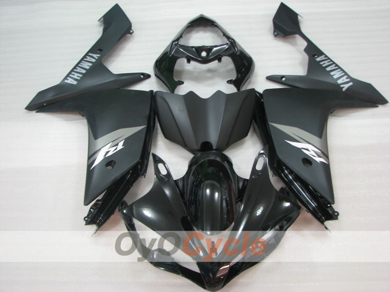 Spritzverkleidungssatz für die YZF-R1, Baujahr 07-08 - Schwarz, Matt - Werksstil #OYO87905692