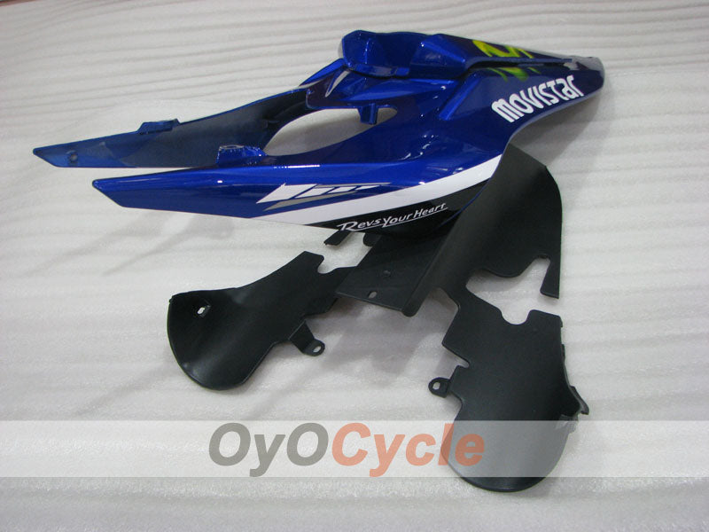 Spritzverkleidungssatz für die YZF-R1, Baujahr 07-08 - Blau, Weiß, Schwarz - Monster #OYO87905694
