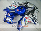 Spritzverkleidungssatz für die YZF-R1, Baujahr 07-08 - Blau, Weiß - FIAT #OYO87905696