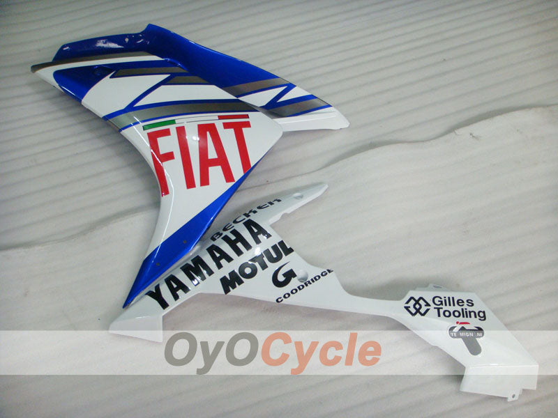 Spritzverkleidungssatz für die YZF-R1, Baujahr 07-08 - Blau, Weiß - FIAT #OYO87905696