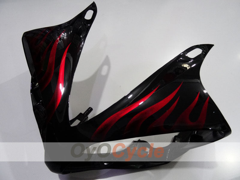 Spritzverkleidungssatz für die YZF-R1, Baujahr 07-08 - Rot, Schwarz - Flamme #OYO87905697