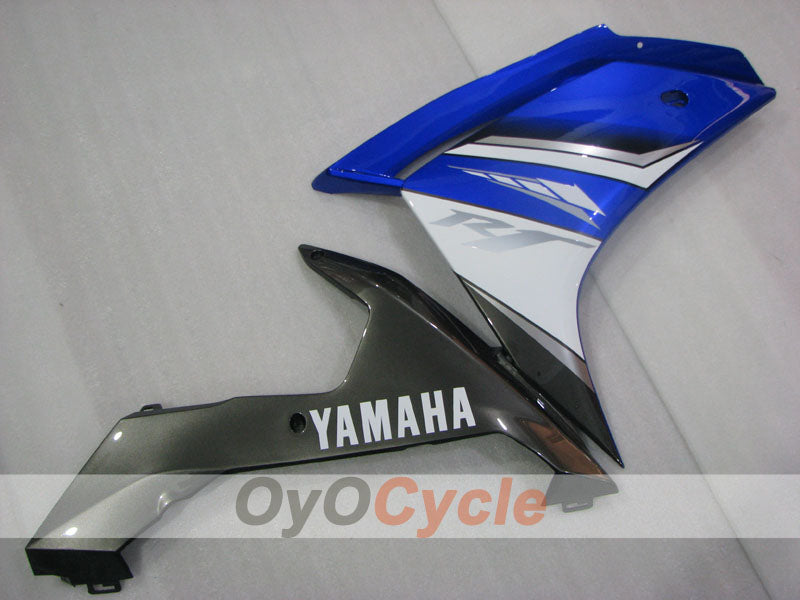 Spritzverkleidungssatz für die YZF-R1, Baujahr 07-08 - Blau, Schwarz - Werksstil #OYO87905700
