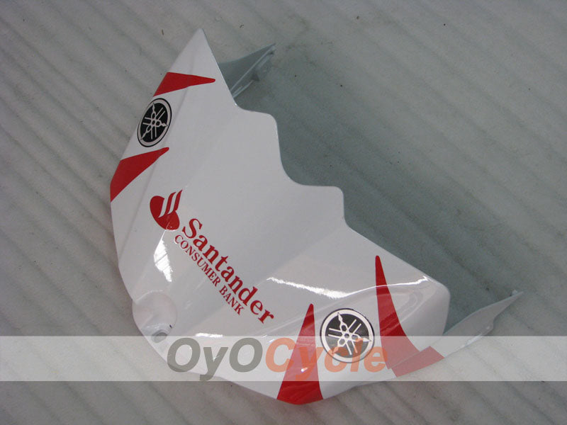 Spritzverkleidungssatz für die YZF-R1, Baujahr 07-08 - Rot, Weiß - Santander #OYO87905704