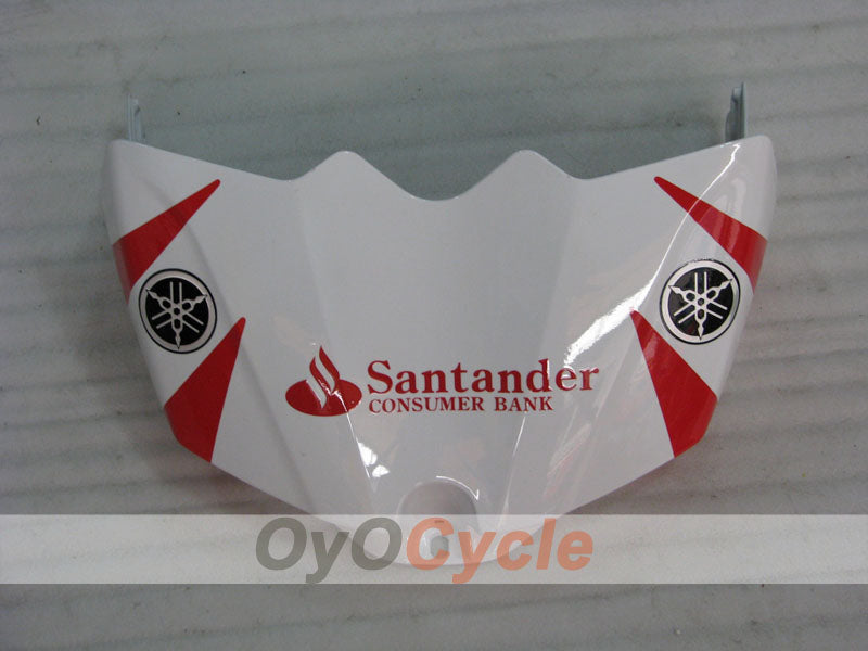 Spritzverkleidungssatz für die YZF-R1, Baujahr 07-08 - Rot, Weiß - Santander #OYO87905704